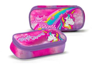 Oval Pencil Case Unicorn