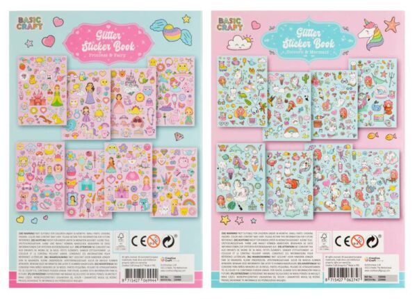 Glitter Sticker Book A5 2 Assorted - Image 2
