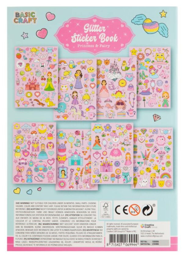 Glitter Sticker Book A5 2 Assorted - Image 6