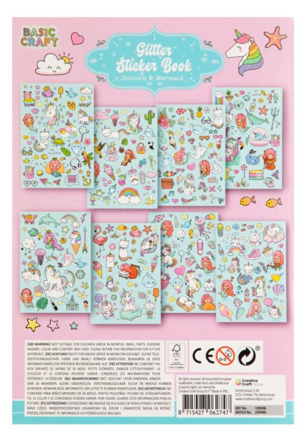 Glitter Sticker Book A5 2 Assorted - Image 7