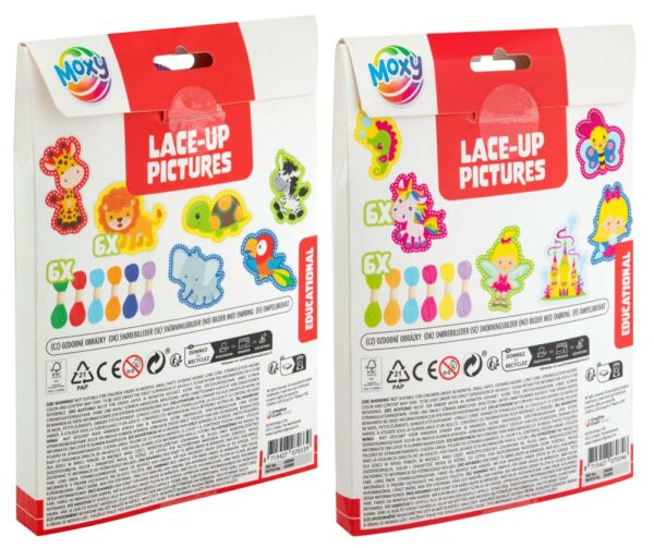 6 Lace-up Pictures, 2 Assorted - Image 2