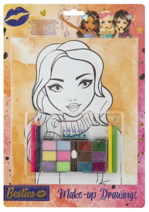 Besties Make Your Own Make-up Drawings