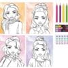 Besties Make Your Own Make-up Drawings - Image 3