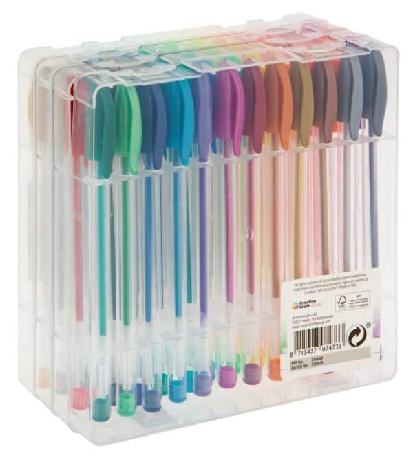48 Gel Pens In Case - Image 2
