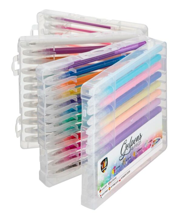 48 Gel Pens In Case - Image 3
