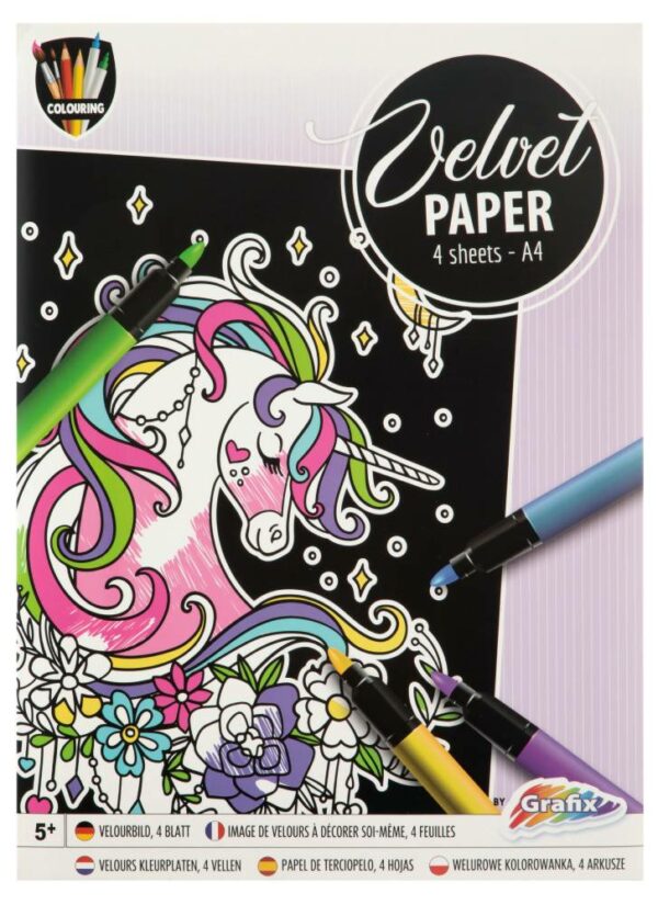 Velvet Paper A4 4 Sheets - Image 2