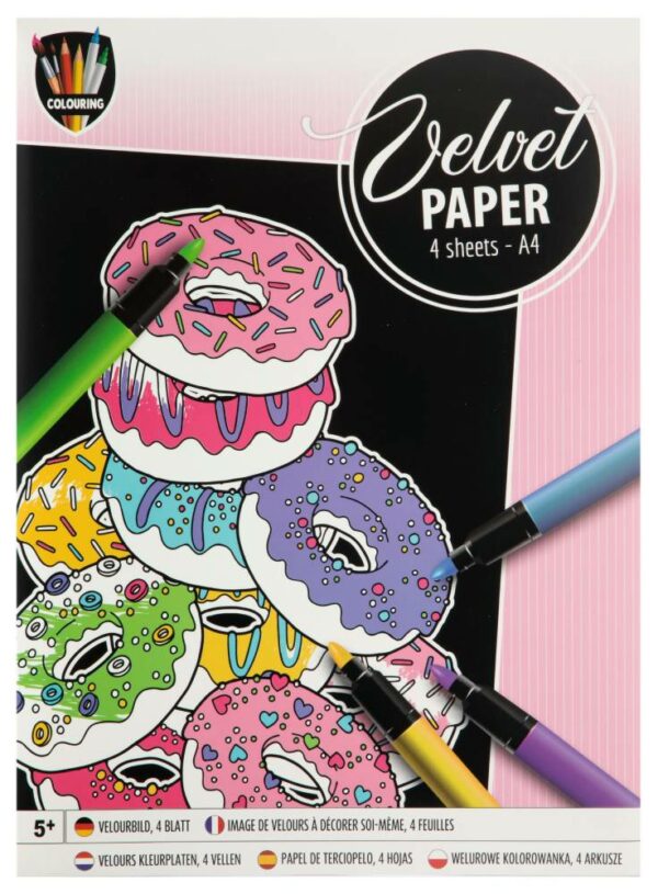 Velvet Paper A4 4 Sheets - Image 3