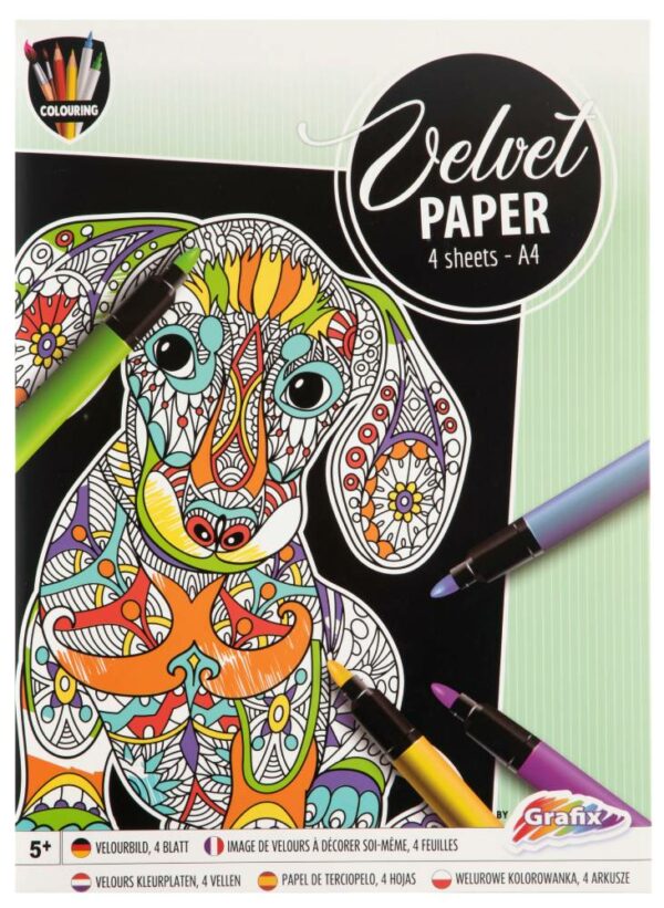 Velvet Paper A4 4 Sheets - Image 4