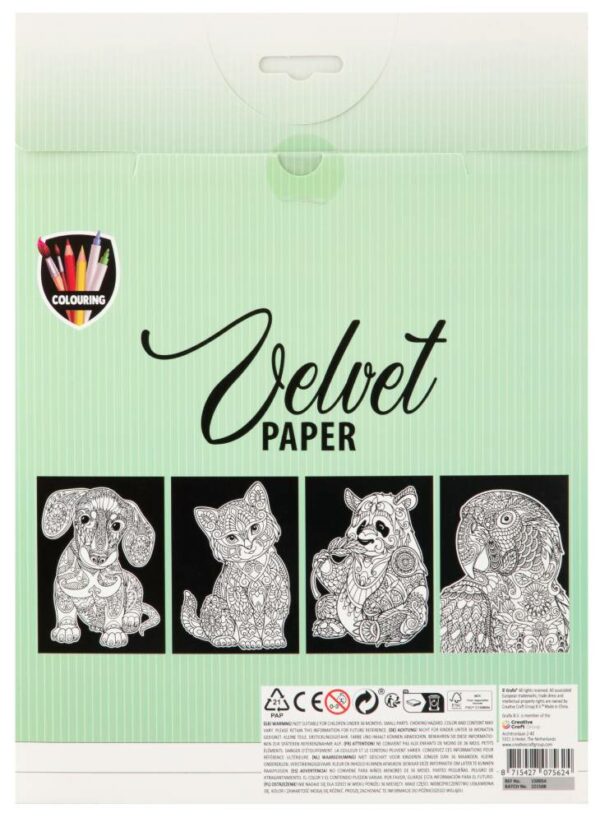 Velvet Paper A4 4 Sheets - Image 8