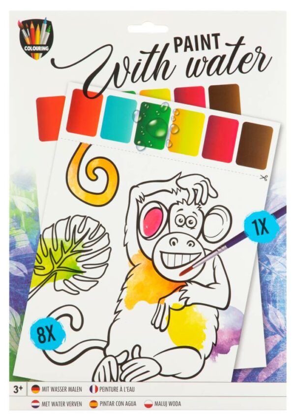 Paint With Water A4 - 8 Sheets - Image 2