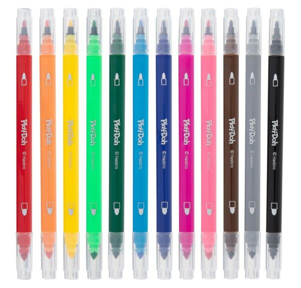 Play-doh 12 Double Ended Felt Tip Pens - Image 3
