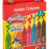 8 Jumbo Crayons Play-doh