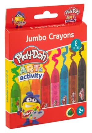 8 Jumbo Crayons Play-doh