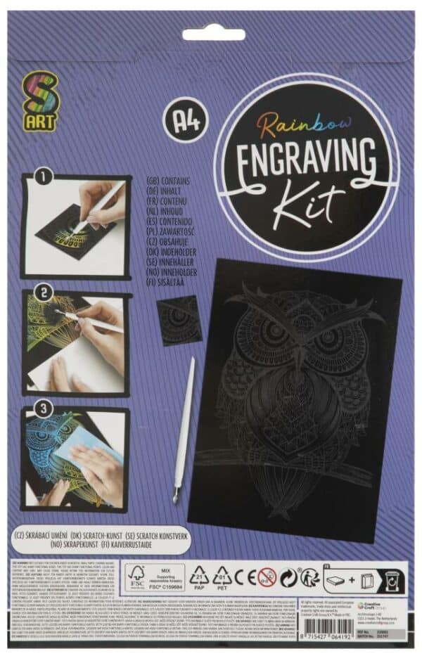 Engraving Art Kit A4 - Image 6