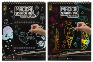 Magical Scratch Pad A4 20 Sheets + Pen
