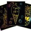 Magical Scratch Pad A4 20 Sheets + Pen - Image 6