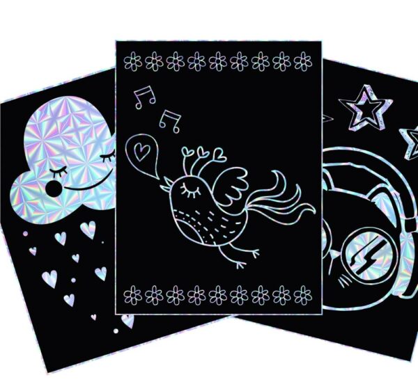 Magical Scratch Pad A4 20 Sheets + Pen - Image 7