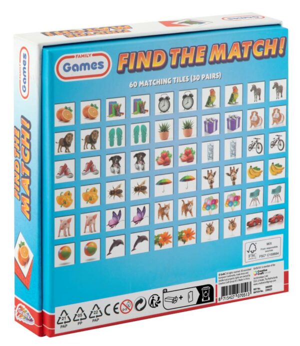 Find The Match, 60 Cards - Image 2