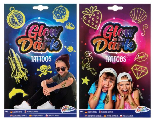 Glow In The Dark Tattoos 2 Sheets