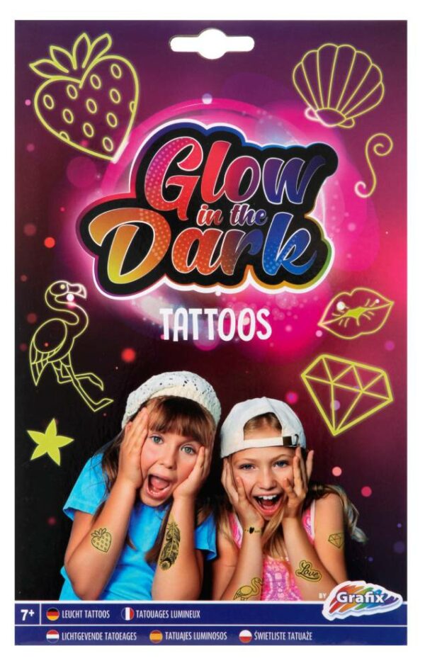 Glow In The Dark Tattoos 2 Sheets - Image 3