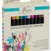 Glass & Porcelain Markers 12 Pack