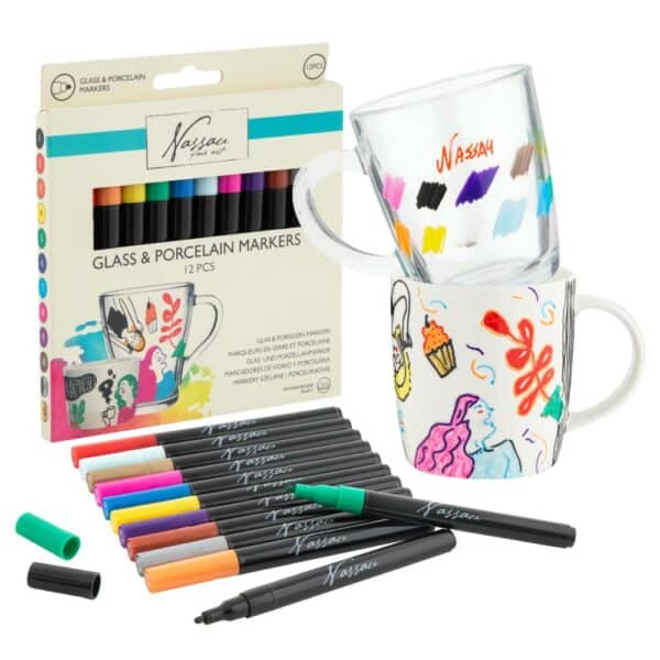 Glass & Porcelain Markers 12 Pack - Image 4