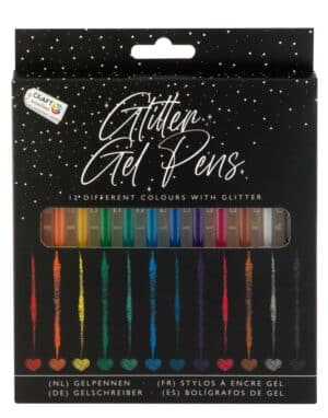 Glitter Gel Pens 12 Pack