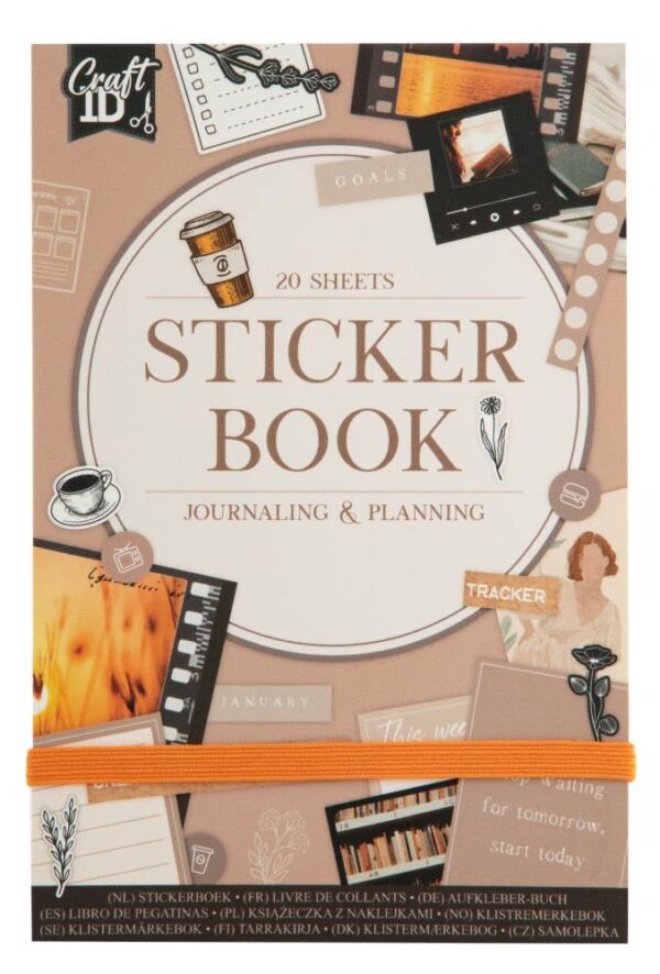 Stickerbook, 16,5x11cm, 20 Sheets, 2 Ass - Image 3