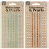 Rhinestones & Pearls Stickers, 212 Pcs,