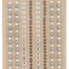 Rhinestones & Pearls Stickers, 212 Pcs, - Image 6