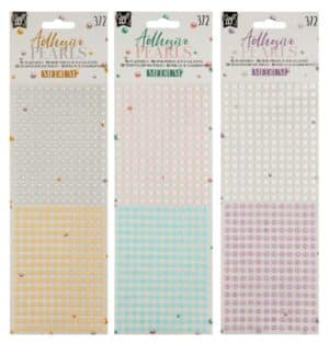 Pearls Adhesive Stickers, 372 Pcs
