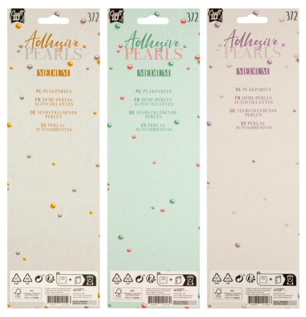 Pearls Adhesive Stickers, 372 Pcs - Image 2