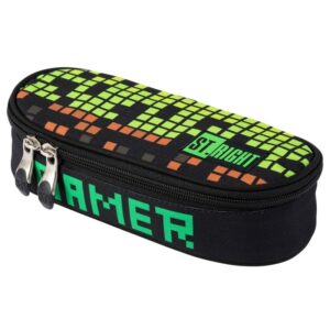St.Right Oval Pencil Case Pixel Gamer