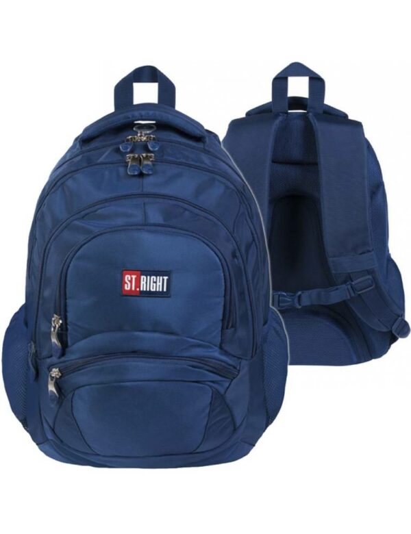 St.Right 4 Compartment Backpack BP-05 Navy Blue - Image 4