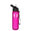 Super Sparrow Tritan Sp Bottle W/straw 1l Fuchsia