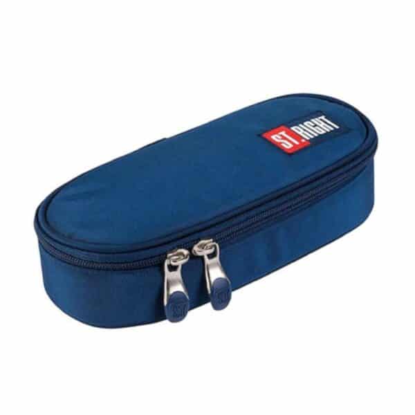 St.Right Oval Pencil Case Navy Blue