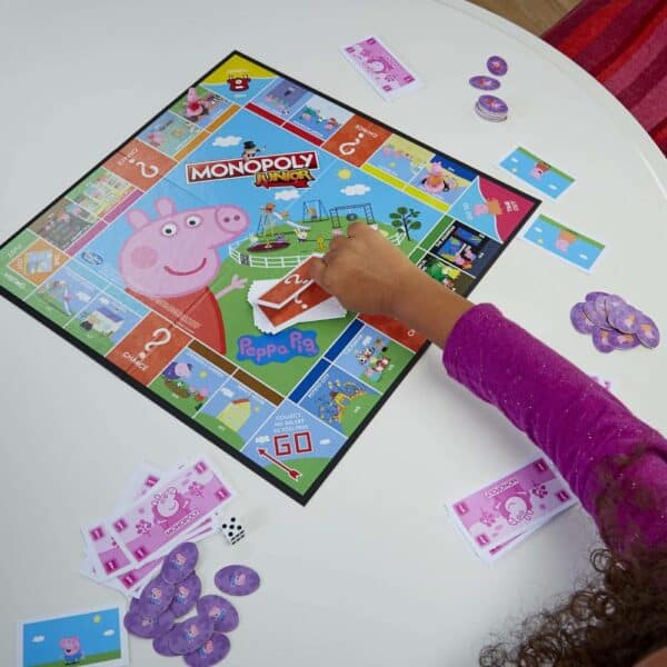Monopoly Junior Peppa Pig Edition. Spanish Edition - Image 4