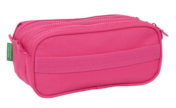 Big Triple Pencil Case Benetton Raspberry - Image 3