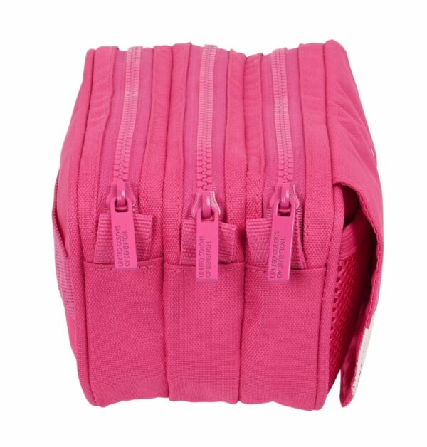 Big Triple Pencil Case Benetton Raspberry - Image 4