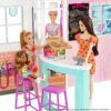 Barbie Cook ‘n Grill Restaurant Playset with Barbie Doll, 30+ Pieces & 6 Play Areas Including Kitchen, Pizza Oven, Grill & Dining Booth - Image 2
