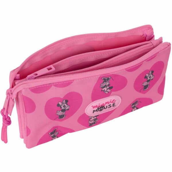 Triple Pencil Case Minnie Mouse Loving - Image 3