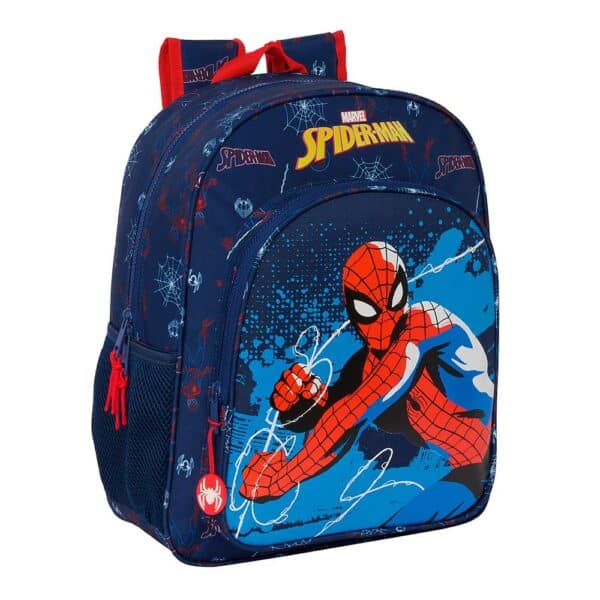 Junior Backpack 38cm Spider-man Neon