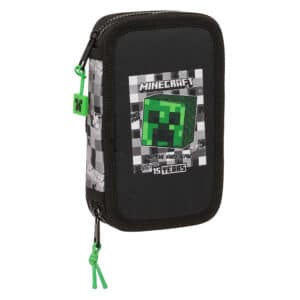 Double Filled Pencil Case 28 Pieces Minecraft