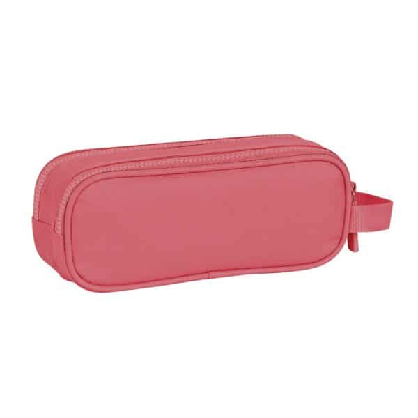 Double Pencil Case Safta Basic Marsala - Image 3