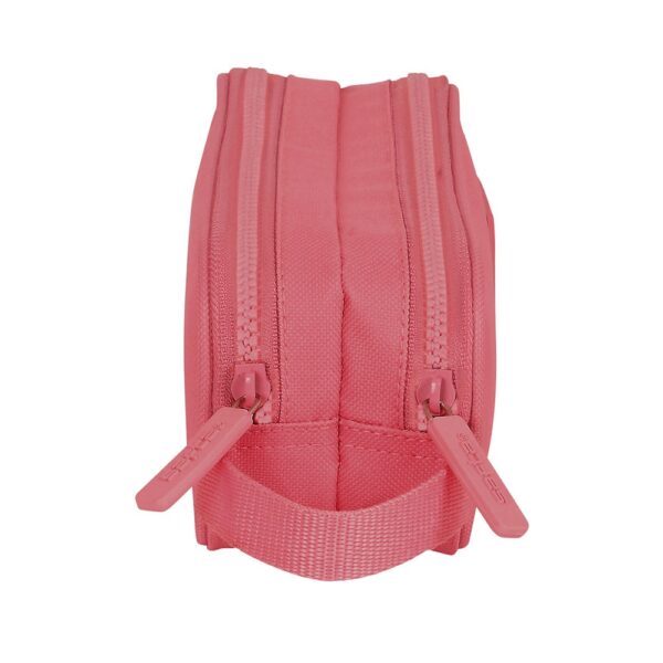 Double Pencil Case Safta Basic Marsala - Image 4