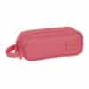 Double Pencil Case Safta Basic Marsala