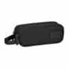 Double Pencil Case Safta Basic Black