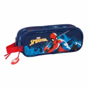 Double Pencil Case Spider-man Neon