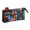 Triple Pencil Case Avengers Super Heroes