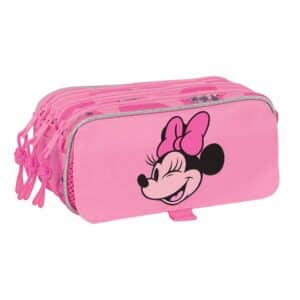 Triple Pencil Case Minnie Mouse "Loving"
